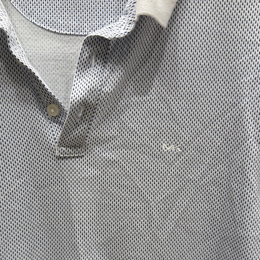 Michael Kors Blue and White Polo Shirt for Men - Picture 3 of 4